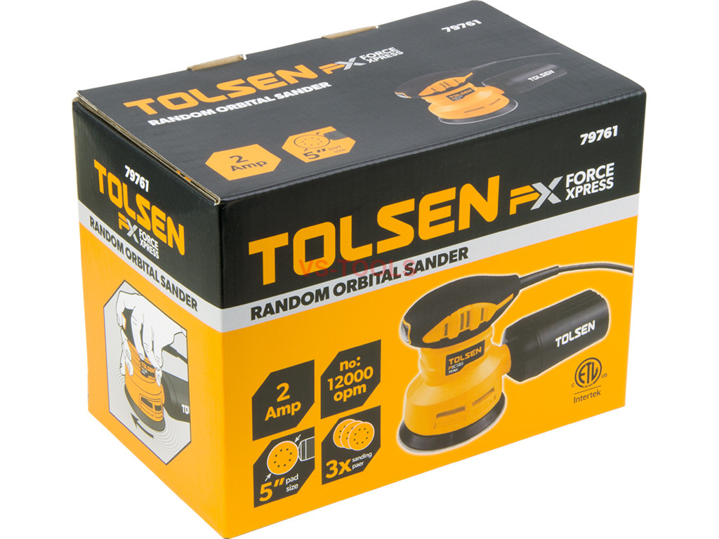 5inch 125mm Palm Randon Orbital Sander Self Vacuum Dust Bag